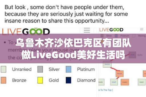 乌鲁木齐沙依巴克区有团队做LiveGood美好生活吗